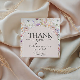 Etiquetas Para Lembrancinhas Wildflower Baby Shower Favor Tags