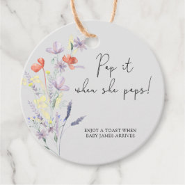 Etiquetas Para Lembrancinhas Wildflowers boho estoura quando ela estoura chá de