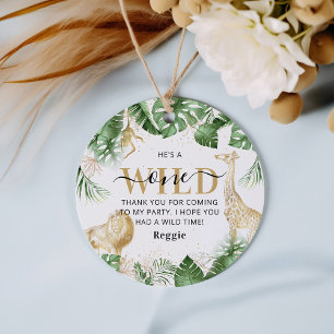 Etiquetas Para Lembrancinhas Wille One Jungle Birthday Obrigado