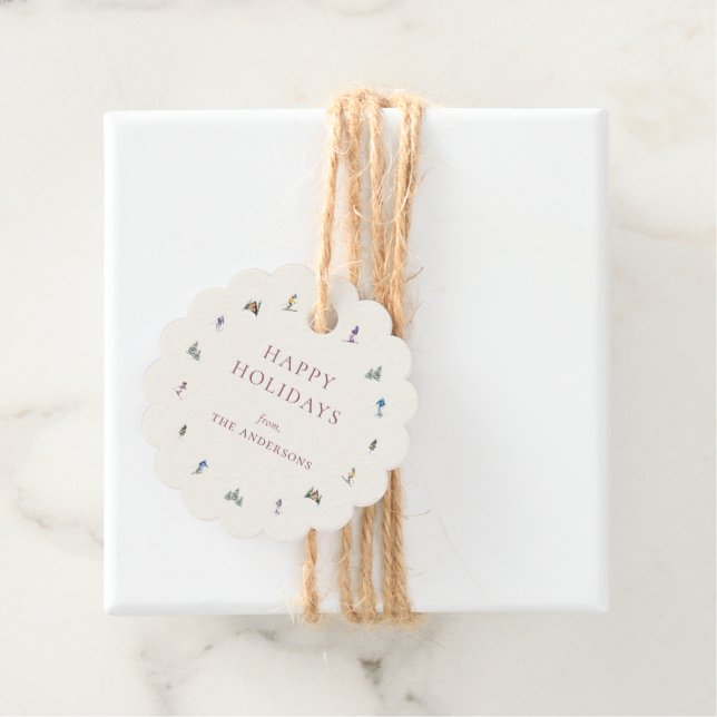 Etiquetas Para Lembrancinhas WINTER SLOPES Holiday (In Situ)