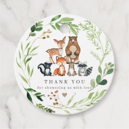 Etiquetas Para Lembrancinhas Woodland Animals Baby Shower Favor Tag | Gift Tags
