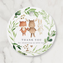 Etiquetas Para Lembrancinhas Woodland Animals Baby Shower Favor Tag | Gift Tags
