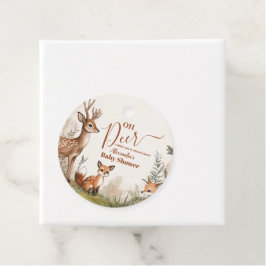 Etiquetas Para Lembrancinhas Woodland Oh Deer Theme Baby Shower
