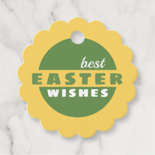 Etiquetas Para Lembrancinhas Yellow and green spring flower CC1094 Easter