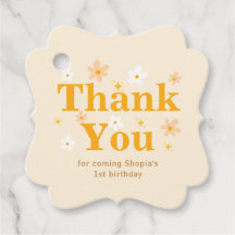 Yellow Daisy Birthday Obrigado