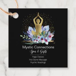 Etiquetas Para Lembrancinhas Yoga Instrutor Energy Healer Crystals Reiki Spa