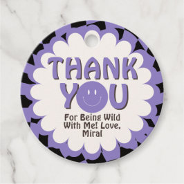 Etiquetas Para Lembrancinhas Young Wild and Three Lavender 3rd Birthday Party