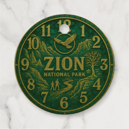 Etiquetas Para Lembrancinhas Zion National Park Canyon Hiking and Eagle Art