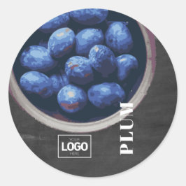 Etiquetas para logotipos Brandy Plum