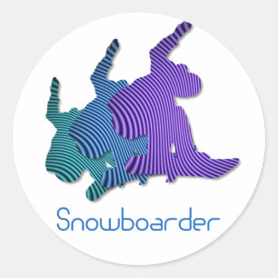 Etiquetas para logotipos da Snowboarder
