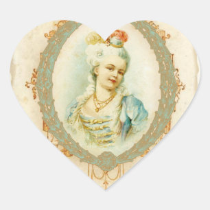 Etiquetas para o retrato da jovem Marie Antoinette