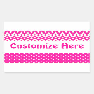 Etiquetas para Personalizar, Padrão Geométrico Cor