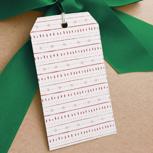 Etiquetas para presentes da bateria vermelha