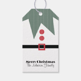 Etiquetas para presentes da família Elf de natal b