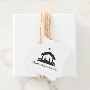 Etiquetas para presentes da Natividade