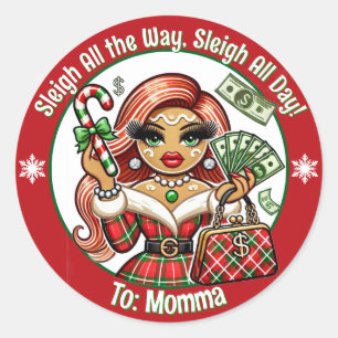 Etiquetas para presentes de Natal de Gingerpão per