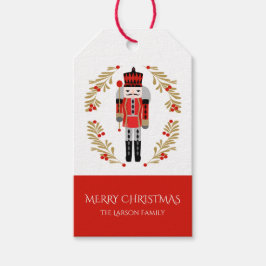 Etiquetas para presentes de Natal do Noz-Cracker