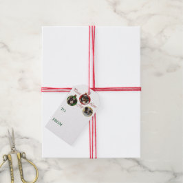 Etiquetas para presentes de Natal em Shepherd na A