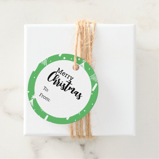 Etiquetas para presentes de Natal feliz (In Situ)