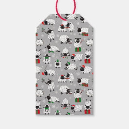 Etiquetas para presentes de Natal Festivo