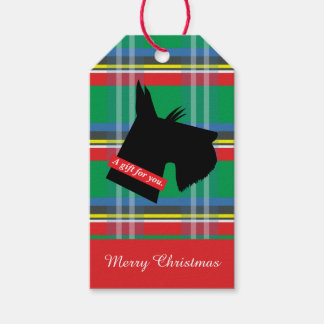 Etiquetas para presentes de Natal Scottie