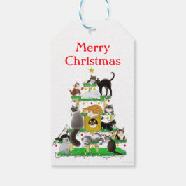 Etiquetas para presentes na árvore de Natal