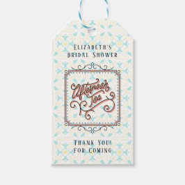 Etiquetas para presentes na tarde branca