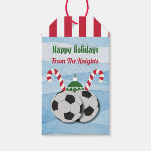 Etiquetas para presentes no futebol de Natal Candy