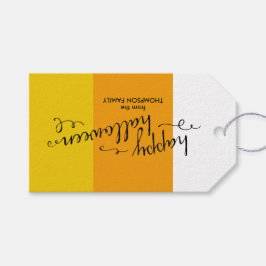 Etiquetas para presentes no Halloween do Candy Cor