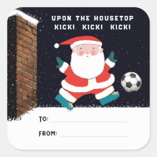 Etiquetas para presentes no Natal do Futebol