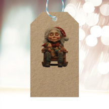 Etiquetas para presentes no Natal II Kraft