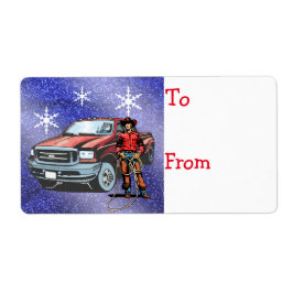 Etiquetas para presentes no Natal Ocidental