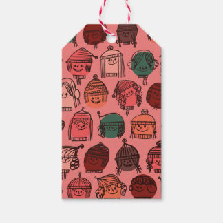 Etiquetas para presentes para crianças de inverno