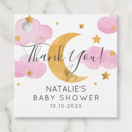 Etiquetas Para Recuerdos Moon & Stars pink
