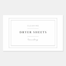Etiquetas para secadores de roupa