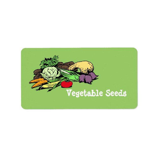 Etiquetas para sementes de produtos hortícolas (Frente)