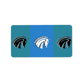 Etiquetas para três cavalos