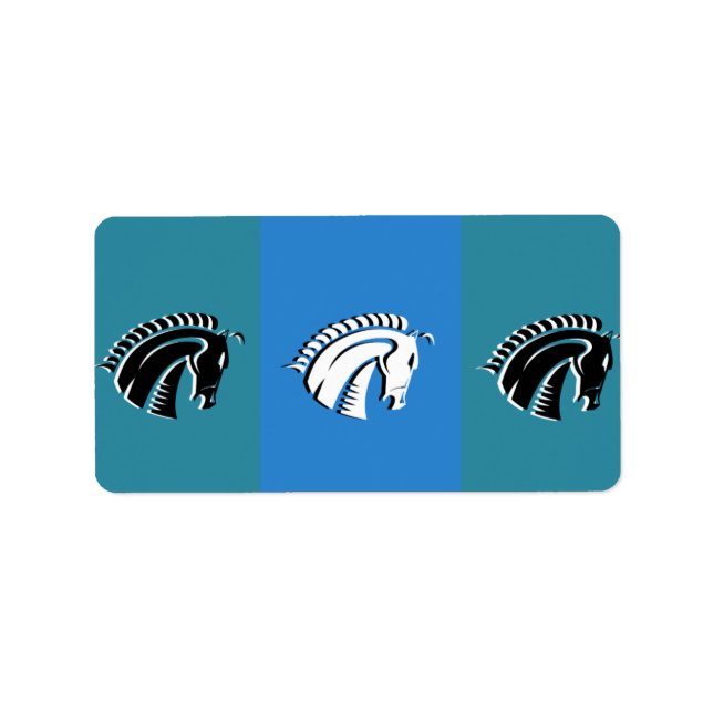 Etiquetas para três cavalos (Frente)