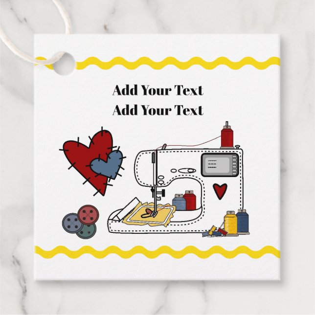 Etiquetas para vestuário, presentes, etc. (Frente)