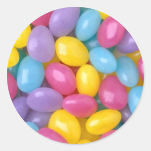 Etiquetas Pastel dos feijões de geléia