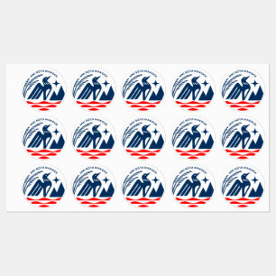 Etiquetas Patriotic Estado de Minnesota