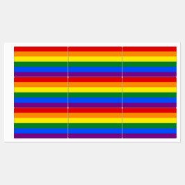 Etiquetas patrióticas com bandeira LGBT