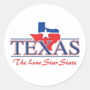 Etiquetas patrióticas de Texas