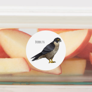 Etiquetas Peregrine falcon bird cartoon illustration 