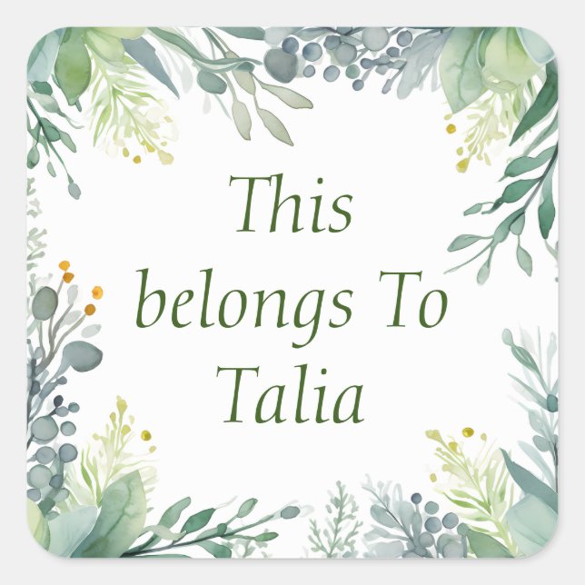 Etiquetas personalizadas (Frente)