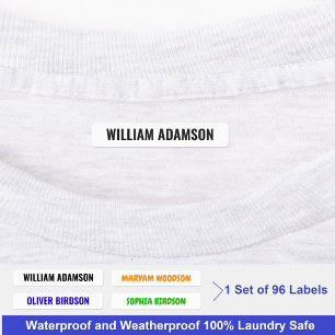 Etiquetas Personalizadas Autocolantes para Roupas