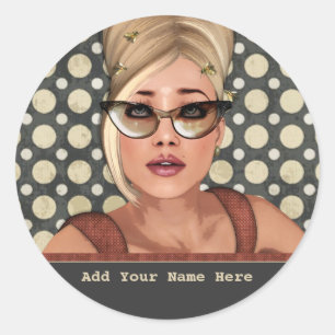 Etiquetas personalizadas da colmeia de Belinda