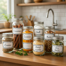 Etiquetas Personalizadas de Armazenamento de Tempe