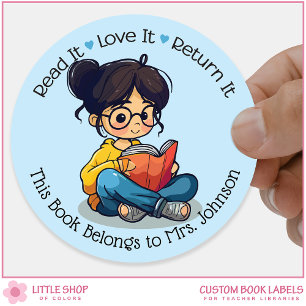 Etiquetas Personalizadas de Livros para Biblioteca