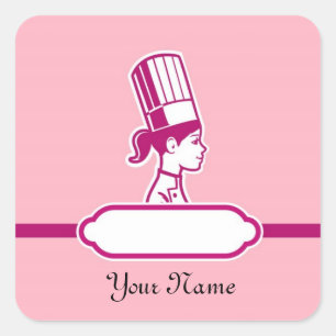 Etiquetas personalizadas do cozinheiro chefe as